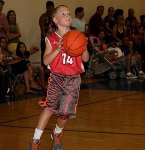 Nate has enjoyed basketball more than baseball, and couldn't wait to start playing it again.  The leagues were run very different. One was a game, one was a sport.